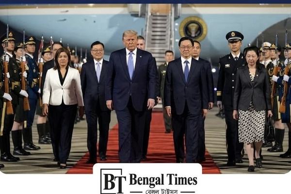 এক দশক পর আবার বেইজিংয়ে ডোনাল্ড ট্রাম্প  — বিশ্ব রাজনীতির নতুন সমীকরণে মুখোমুখি দুই পরাশক্তি 🇺🇸🇨🇳