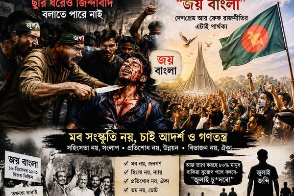 পরিবর্তনের প্রতিশ্রুতি থেকে বিতর্কের কেন্দ্রবিন্দুতে জুলাই মববাজরা, রাজনীতির মোহভঙ্গ: পতনের ঘণ্টা কি বেজে উঠেছে?