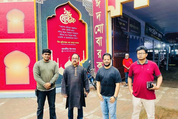 ঈদের জামাতে লাখো মুসল্লির অপেক্ষা, প্রস্তুত জাতীয় ঈদগাহ।