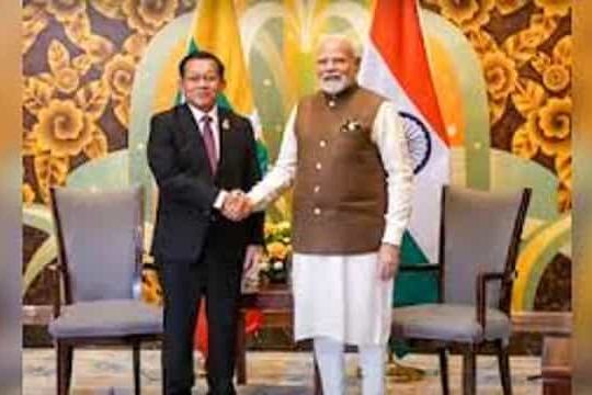 মিয়ানমারের প্রেসিডেন্ট মিন অং হ্লাইংয়ের ভারত সফর: বোধগয়া থেকে দিল্লি, নতুন কূটনৈতিক সমীকরণের ইঙ্গিত।
