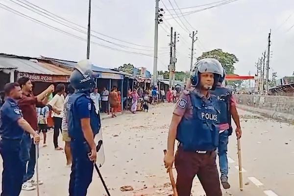 ফরিদপুরে আধিপত্য নিয়ে ১০ গ্রামবাসীর সংঘর্ষ, পুলিশ ও সাংবাদিকসহ আহত অর্ধশত