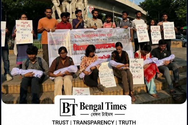 হামের প্রকোপে শিশু মৃত্যুর প্রতিবাদে ঢাবিতে বিক্ষোভ: ইউনূস–নুরজাহানের শাস্তির দাবি